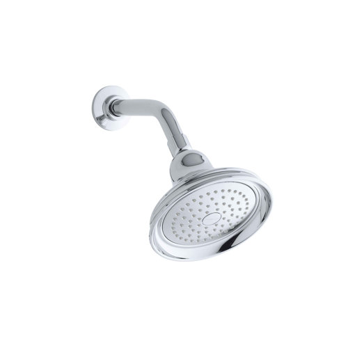 Kohler Statement VES Duschkopf – 1,5 GPM, Mattschwarz, Verstellbarer Durchfluss & Drehbar | Luxus-Duscherlebnis